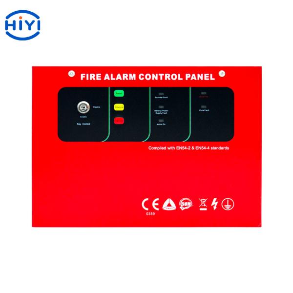 Buy Wireless 2 Zone En54 24vdc Conventional Fire Alarm Control Panel at wholesale prices