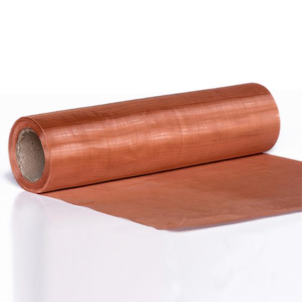 Buy Red Copper Wire Mesh For Electromagnetic Interference Shielding at wholesale prices