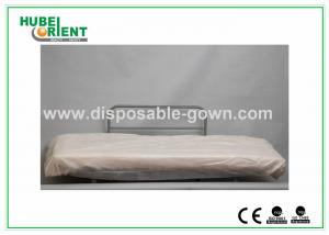 China Hospital Disposable Bed Sheets Sanitary PP Bedcover / Disposable Waterproof Sheets With Elastic on sale