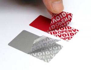 Quality Variable Data Printing Tamper Proof Security Labels Hi - Tech Nanometer Technology for sale