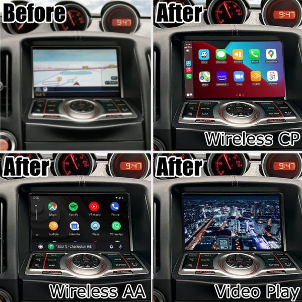 Nissan 370z IT06 wireless carplay android auto screen upgrade screen mirroring
