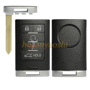 Quality Cadillac 5 Buttons Smart Key Shell With Emergency Key Insert High Precision for sale