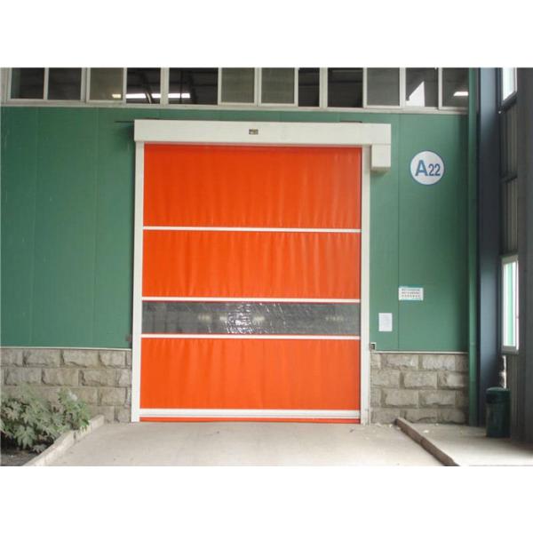 High Speed Door Galvanized Steel Frame Quick Roll Up Doors With Special