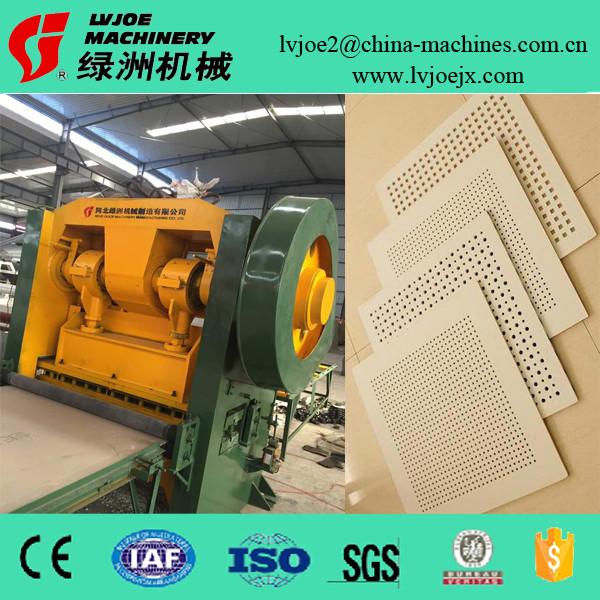 Buy Advanced Hole Punching Sheet Perforation Machine for Gypsum Ceiling Board at wholesale prices