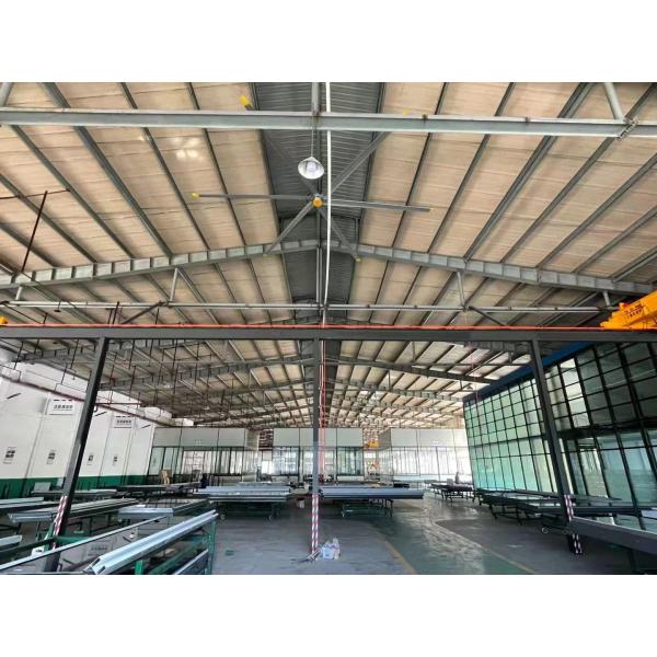 1.5kw Natural Cool Air Cooling High Speed HVLS Ceiling Fan