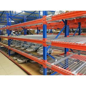 Quality Blue Heavy Duty Warehouse Rack Pallet Racking with Customized Size and Wire Decking for sale
