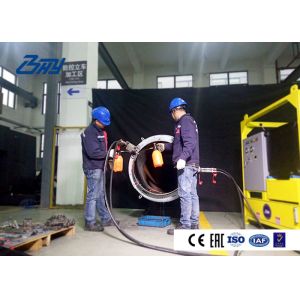 OEM Hydraulic Pipe Cutting Beveling Machine With Split Frame Structure