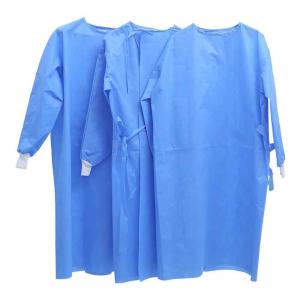 Quality Hospital Disposable Operating Gowns Non Woven SMS Sterile Fluid Resistant Surgical Gown for sale