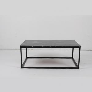 Quality Nordic Style Marble Top Stainless Steel Base Coffee Table For Living Room for sale