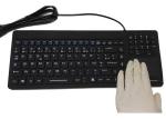 100 % Waterproof Keyboard With Touchpad , Man Machine Wireless Silicone Keyboard