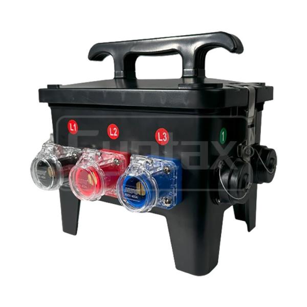 Buy Syntax MP12 Power Distro Boxes 400A Input 19 pin Sockets for Outdoor Temporary Power Board at wholesale prices