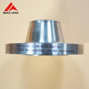 Quality Pure Titanium Weld Neck Flange Gr1 Gr2 ASME B16.5 Corrosion Resistant for sale