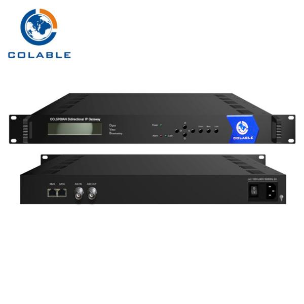 Buy Bidirectional DVB IP Gateway ASI To IP /  IP To ASI For DTV Headend Support PCR Adjusting at wholesale prices