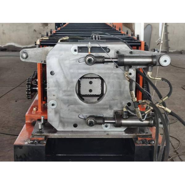 Hydraulic Cutting Gl Down Pipe Roll Forming Machine Plc Control