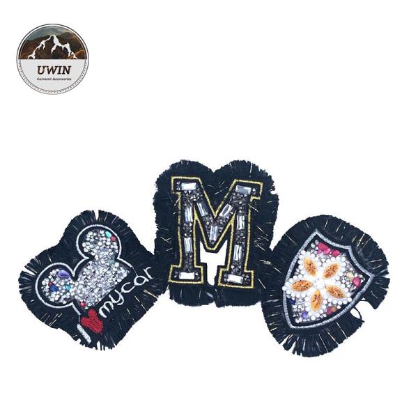 Buy Personalized Custom Embroidered Back Patches / Colorful Custom Cloth Patches at wholesale prices