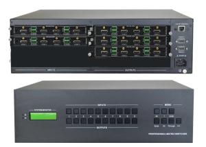 Quality 8-Ch 4k HDMI Input 16-Ch 4k Hdmi Output Video Matrix Switcher With Wall Mounted for sale
