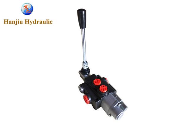 Buy Hydraulic Loader Control Valve One Spool 4way 3 Position Spring Center Spools With Handle And Float Spool at wholesale prices