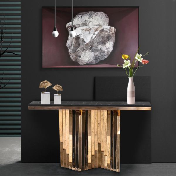 Buy Multifunctional Modern Entryway Console Table Glossy Finish at wholesale prices