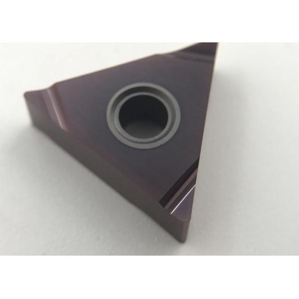 TNGG160404L Tungsten Carbide Inserts , Turning Tool Inserts For High Surface Scene