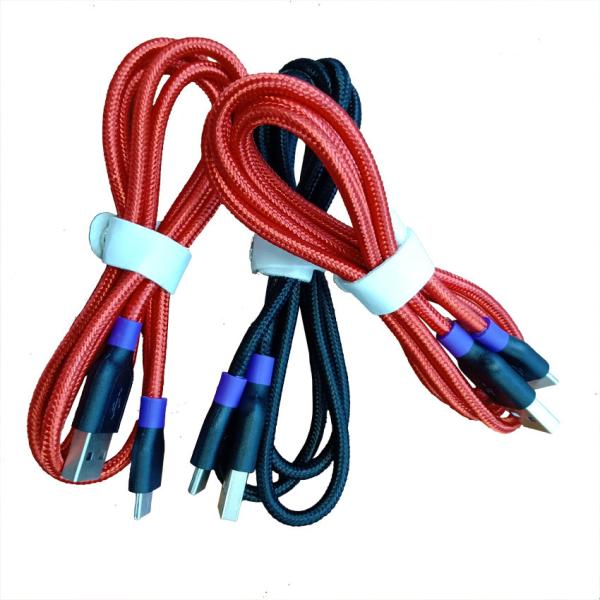 Buy Nylon Braided Fast Charging Cable Data Applicable To C Type Interface Mobile Phone at wholesale prices