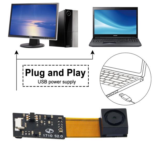 5MP OV5648 FF 1080P Full HD WDR Wide Angle USB CMOS Smartphone Camera Module
