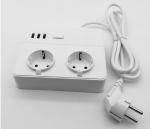 With USB expansion socket, customize 4-8 bit socket of plug intelligent socket