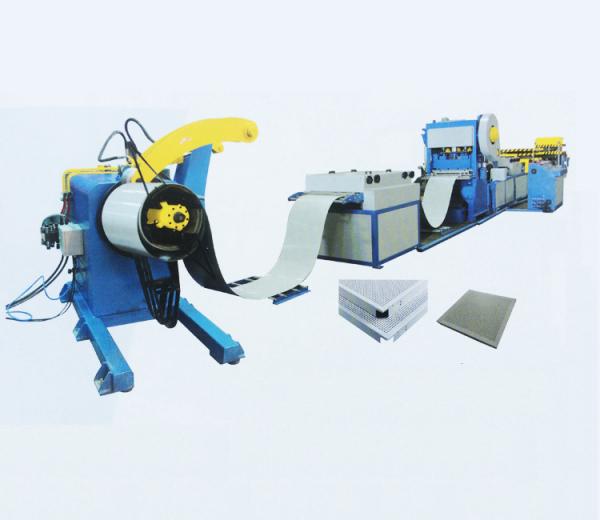 Buy Welded Cold Roll Forming Machine Stable Structure Aluminum Celling Production Line at wholesale prices