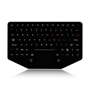 Customized Mini 89 Key Silicone Industrial Keyboard Ruggedized Touchpad Keyboard