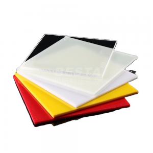 China Plain Translucent Colored Acrylic Sheets 4x6feet Weather Resistance on sale