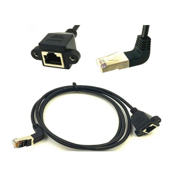Bare Copper Conductor Network Data Cable RJ45 10P10C Connector PVC Jacket