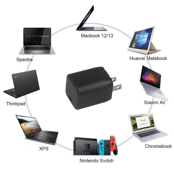 20W GaN PD USB-C Charger for Laptop and Phone