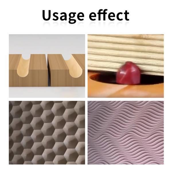 Tideway Factory Prices 6mm Shank CNC Router Bit Wood Half Gove Milling Cutter Nose Grooving Cutter Bit-OEM Customized 10 Pcs