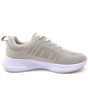 China Lace Up womens Athletic Shoes With Textured Outsole Padded Insole on sale