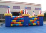 Colourful circus big inflatable maze sport game outdoor inflatable sport games