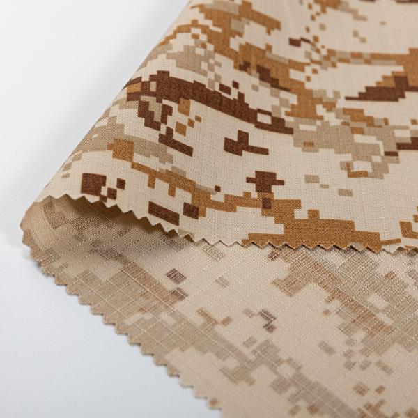 Customized Military Uniform Cloth Fiber Flame Retardant / waterproof Electronic Army Cloth Camouflage Cloth