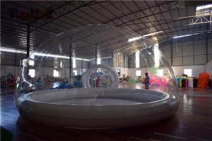 Quality Transparent Single Tunnel Bubble 680W Inflatable Pop Up Tent for sale