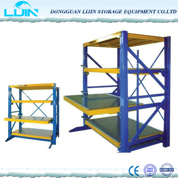 Full Open Steel Mould Storage Racks Powder Coated Finish Corrosion Protection