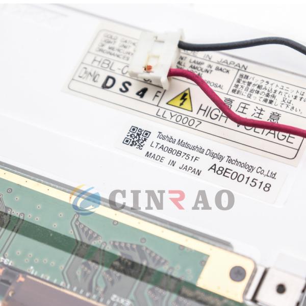 8.0 INCH Toshiba LCD Module LTA080B751F ISO9001 Certificate Approved