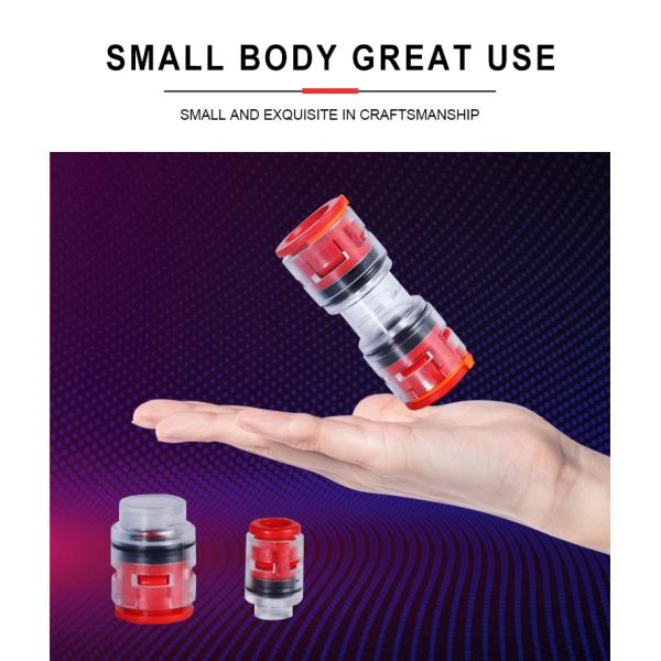 FTTH Push in Duct Connector for FTTX Fiber Optic Microtube End Stop Network Connector