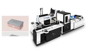 Quality High Precision Automatic Paper Box Making Machine With PLC Control for sale