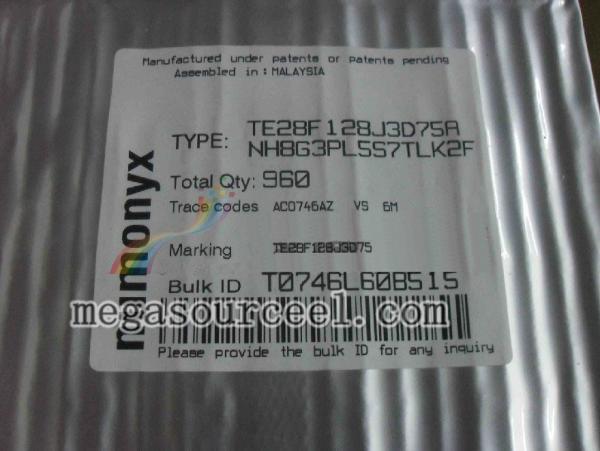 Buy TE28F128J3D-75 - Numonyx B.V - Numonyx™ Embedded Flash Memory (J3 v. D) at wholesale prices