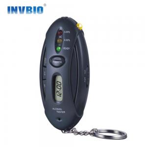 China Black Led Lights Show Breathalyzer Alcohol Tester With Timer Quick Response For Drive Safety on sale