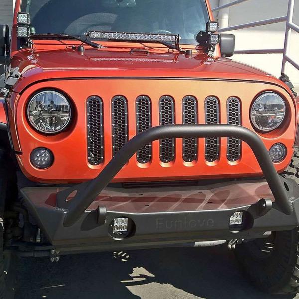 7 Inch Round Wrangler Led Headlight For Off Road Vehicle High Low Beam