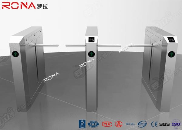 Buy Tripod Access Control Turnstiles Optical One Arm Access Control Barrier Gates at wholesale prices