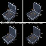 Mixed Sizes Rectangular Empty Mini Clear Plastic Organizer Storage Box
