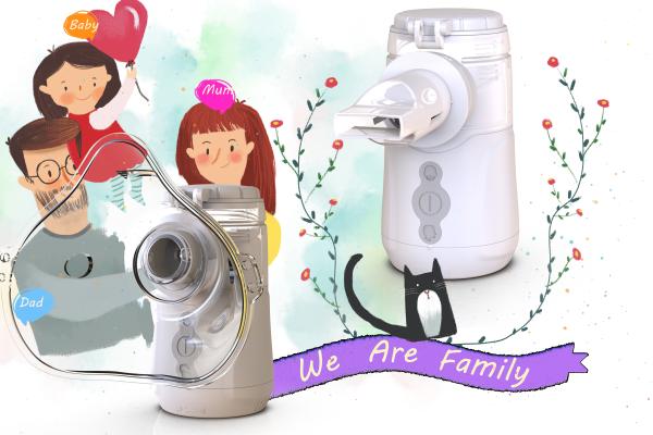Buy Home Nebulizer Machine with mask  and nozzle for family at wholesale prices