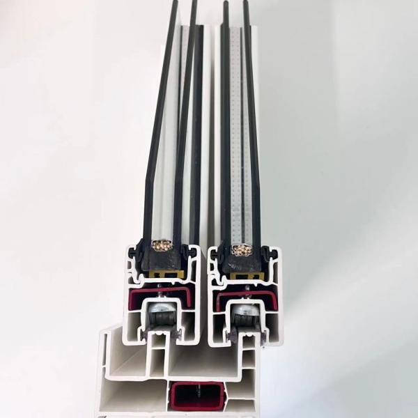 GKBM 88 UPVC Sliding Window Profiles For Interior And External