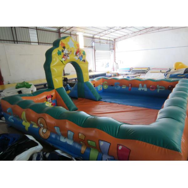 Small inflatable sport arena for baby inflatable track for outdoor games