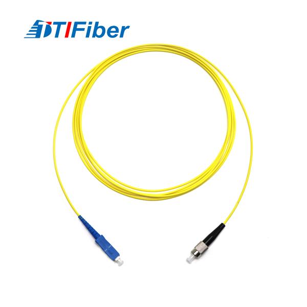 Single Mode Simplex 2.0mm 3.0mm FC-SC Fiber Optic Patch Cord for FTTH