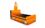 Two Way Power Rollers AGV Automated Guided Vehicle 1T-5T Load Customizable